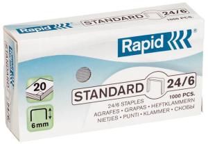 Rapid Agrafes 24/6, boîte de 1.000pièces