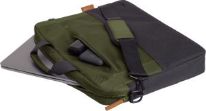 Trust sac informatique Lisboa pour ordinateurs portablesd e 16 pouces, vert