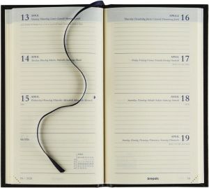 Brepols agenda Interplan Lima 6 langues, bleu 2026