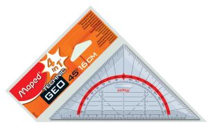 Maped equerre g&eacute;om&eacute;trique Technic, ft 16 cm, avec poign&eacute;e