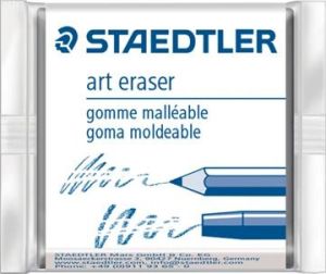 Staedtler gomme, gomme mall&eacute;able et gomme special, blister de 2 pi&egrave;ces