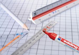 Edding permanent marker 3000 rood