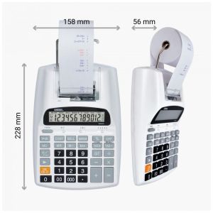 Desq rekenmachine met telrol 30032, 2-kleuren druk