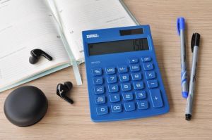 Desq bureaurekenmachine New Generation Compact 30100, donkerblauw