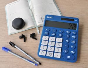 Desq bureaurekenmachine New Generation XLarge 30110, donkerblauw