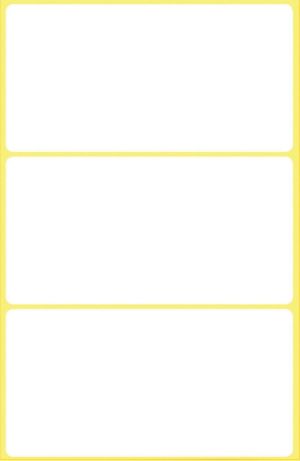 Avery Witte etiketten ft 76 x 39 mm (b x h), 18 stuks