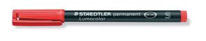 Staedtler Lumocolor 313, OHP-marker, permanent, 0,4 mm, rood
