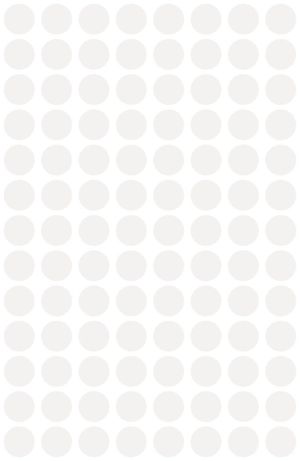 Avery Ronde etiketten diameter 8 mm, wit, 416 stuks