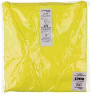 DONAU SAFETY gilet de s&eacute;curit&eacute;, jaune, extra large