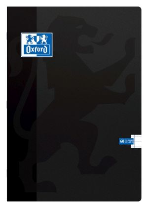 Oxford School schrift, ft A4, 120 bladzijden, met kantlijn, gelijnd, geassorteerde kleuren