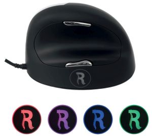 R-Go HE souris ergonomique, moyen, filaire, pour droitiers