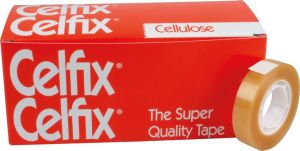 Celfix ruban adh&eacute;sif cellulose ft 12 mm x 33 m