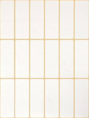 Avery Zweckform 3327 universele etiketten ft 50 x 19 mm (b x h), 486 etiketten, wit