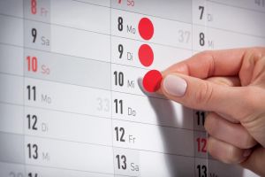 Avery Ronde etiketten diameter 18 mm, rood, 1.056 stuks