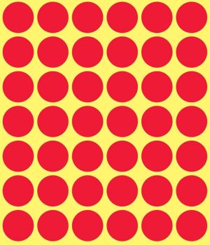 Avery Ronde etiketten diameter 18 mm, rood, 1.056 stuks
