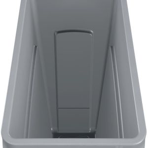 Rubbermaid collecteur Slim Jim, 87 l, gris