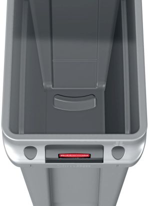 Rubbermaid collecteur Slim Jim, 87 l, gris