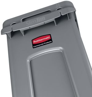 Rubbermaid collecteur Slim Jim, 87 l, gris