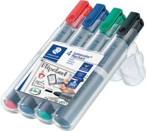 Staedtler merkstift Lumocolor Flipchart 4 stuks