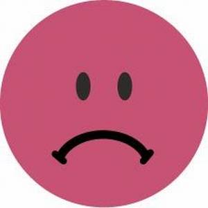 Avery rating dots, diameter 19 mm, rol met 250 stuks, smiley, rood