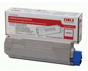 Oki toner 43865722 pour OKI C5850 C5950,