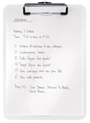 Leitz WOW klemplaat, ft A4, wit