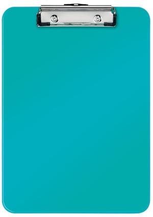 Leitz plaque à pince WOW bleu glacier Po