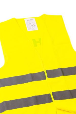 Fixfirst gilet de s&eacute;curit&eacute;, jaune, XL (adulte), avec impression BHV