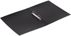 Elba Urban classeur &agrave; anneaux, ft A4, dos de 4 cm, 2 anneaux de 30 mm, noir