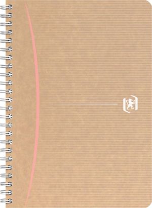 Oxford Touareg spiraalschrift, 180 bladzijden, ft A5, geruit 5 mm, geassorteerde kleuren