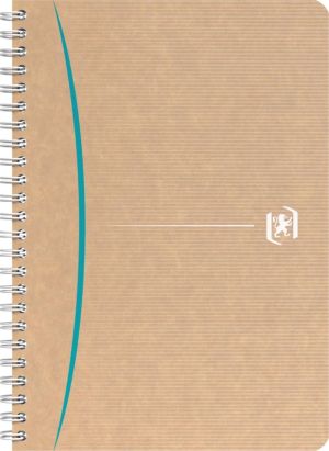 Oxford Touareg spiraalschrift, 180 bladzijden, ft A5, geruit 5 mm, geassorteerde kleuren