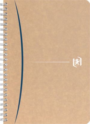 Oxford Touareg spiraalschrift, 180 bladzijden, ft A5, geruit 5 mm, geassorteerde kleuren