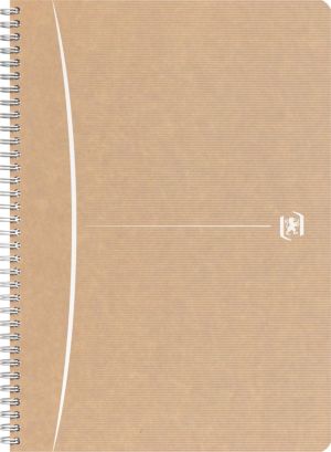 Oxford Touareg spiraalschrift, 180 bladzijden, ft A4, geruit 5 mm, geassorteerde kleuren