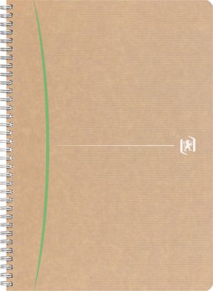 Oxford Touareg spiraalschrift, 180 bladzijden, ft A4, geruit 5 mm, geassorteerde kleuren