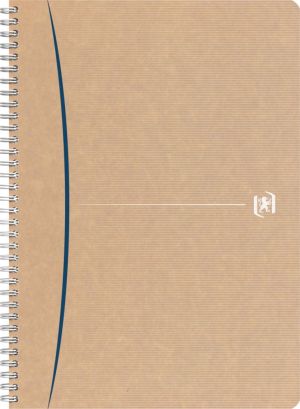 Oxford Touareg spiraalschrift, 180 bladzijden, ft A4, geruit 5 mm, geassorteerde kleuren