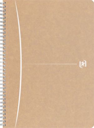Oxford Touareg spiraalschrift, 180 bladzijden, ft A4, gelijnd, geassorteerde kleuren