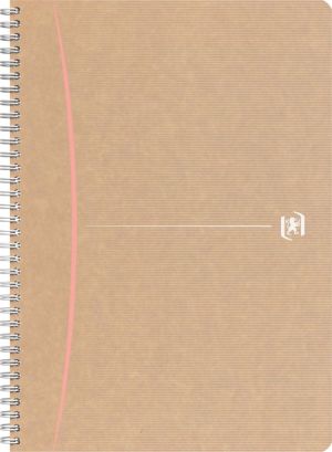 Oxford Touareg spiraalschrift, 180 bladzijden, ft A4, gelijnd, geassorteerde kleuren