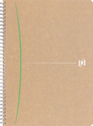 Oxford Touareg spiraalschrift, 180 bladzijden, ft A4, gelijnd, geassorteerde kleuren