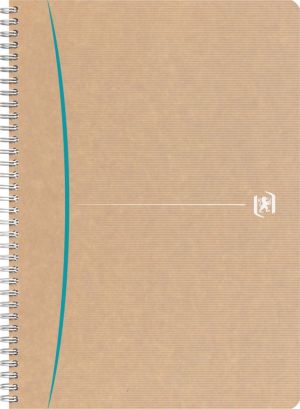 Oxford Touareg spiraalschrift, 180 bladzijden, ft A4, gelijnd, geassorteerde kleuren