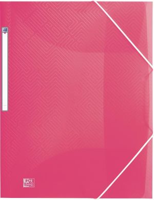 Oxford Urban elastomap, voor ft A4, geassorteerde transparante kleuren