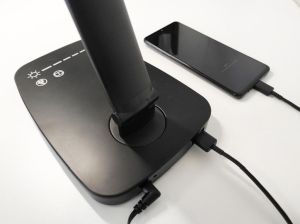 Unilux bureaulamp Twistled, LED, zwart