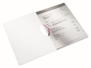 Leitz WOW chemise &agrave; pince ColorClip, ft A4, rose