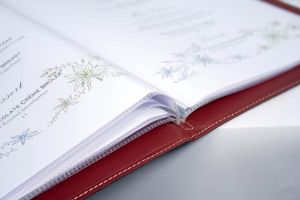 Securit pochettes pour des menus ft A4, set de 10 pi&egrave;ces