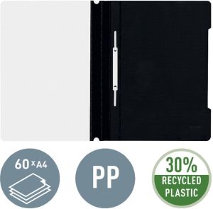 Leitz Snelhechtmap zwart, ft A4