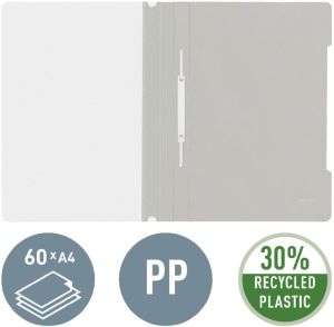 Leitz Snelhechtmap grijs, ft A4