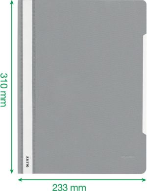 Leitz Snelhechtmap grijs, ft A4