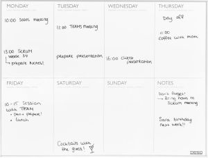 Desq magnetische weekplanner ft 45 X 60 cm