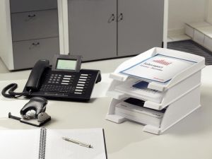 Leitz bac &agrave; courrier Plus 5227 Standard blanc