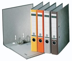 Leitz classeur &agrave; levier, pour ft A4, marbr&eacute;, dos de 5 cm