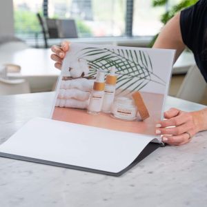 Rillstab prot&egrave;ge-documents A4 50 pochettes, noir